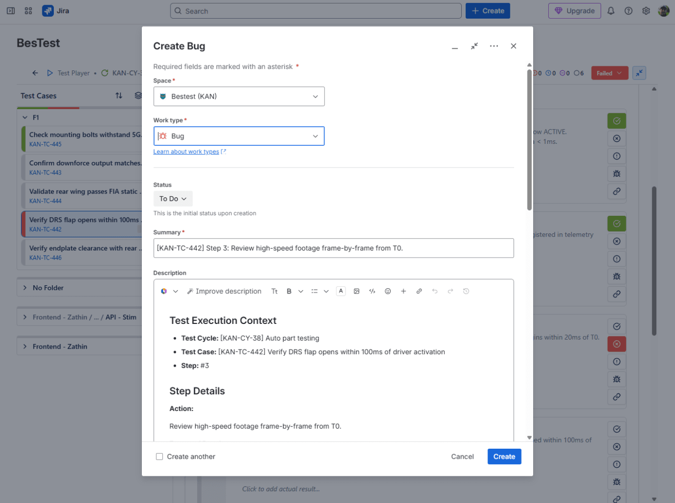 Capture problems in Jira, real quick