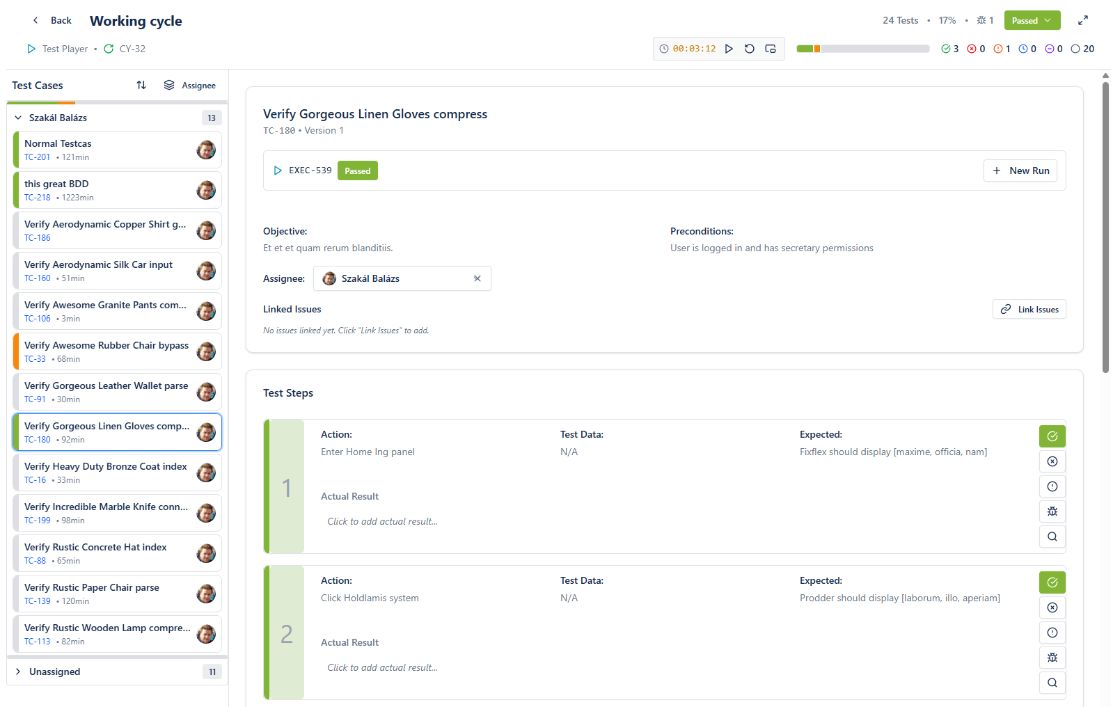 Execution flow